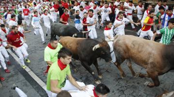 Fotos del octavo encierro de San Fermín