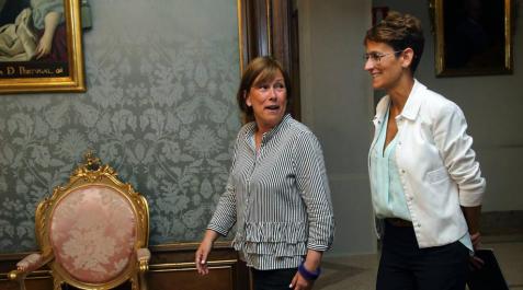 Barkos advierte a Chivite en contra de invitar a los Reyes a actos del Gobierno Barkos advierte a Chivite en contra de invitar a los Reyes a actos del Gobierno
