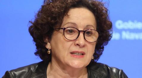 La consejera de Derechos Sociales, María Carmen Maeztu, en la rueda de prensa La consejera de Derechos Sociales, María Carmen Maeztu, en la rueda de prensa