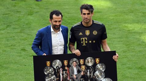 Javi Martínez Javi Martínez el día de su despedida con el Bayern