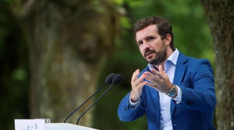 Pablo Casado Pablo Casado, durante su intervención en el inicio del curso político del Partido Popula