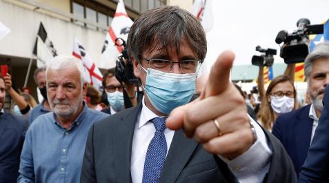 Puigdemont en Cerdeña Puigdemont en Cerdeña