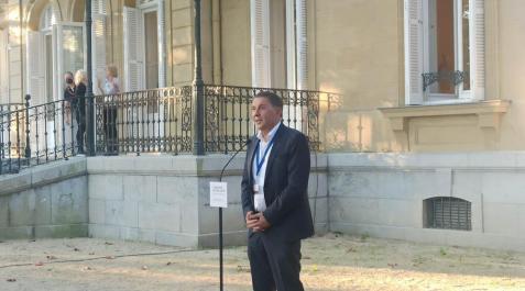 otegi El coordinador de EH Bildu, Arnaldo Otegi, este lunes en el Palacio de Aiete
EUROPA PRESS
18/10/2021