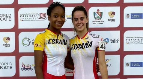 Luisa González y Ruth Arza tras lograr las medallas en Colombia Luisa González y Ruth Arza tras lograr las medallas en Colombia