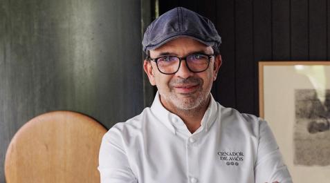 JesusSanchez El chef navarro Jesús Sánchez en su nuevo restaurante en Madrid, 'Aós', que abre sus puertas el 12 de noviembre