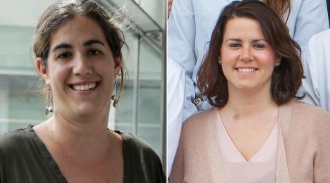 CasosCovid A la izquierda, Paula Prim, pediatra. A la derecha, Noelia Álvarez, pediatra
