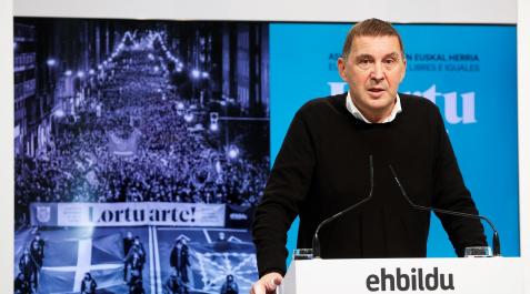 Arnaldo Otegi Arnaldo Otegi, este lunes en San Sebastián