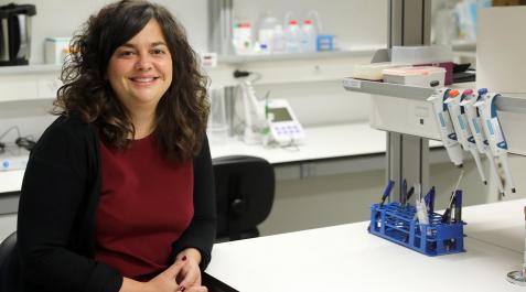 Susana Sánchez Gómez Susana Sánchez Gómez, fundadora de MOA Foodtech, en el laboratorio de la empresa en el CEIN, momentos antes de la entrevista