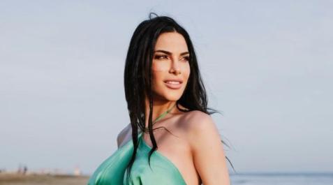 Carla Barber, en la imagen que ha publicado en Instagram para anunciar su embarazo Carla Barber, en la imagen que ha publicado en Instagram para anunciar su embarazo