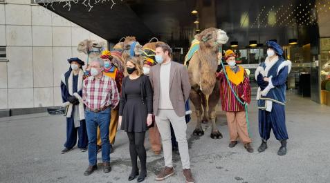 Representantes de la Asociación Cabalgata Reyes Magos de Pamplona Representantes de la Asociación Cabalgata Reyes Magos de Pamplona, este martes