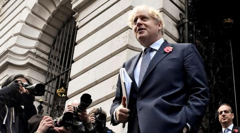 Boris Johnson Boris Johnson, este martes en Londres