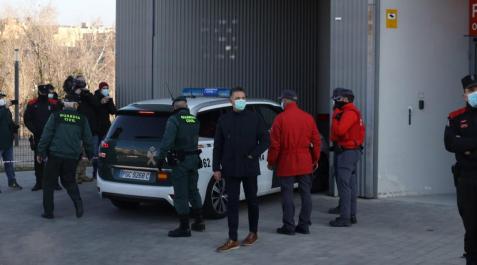 Llegada a los juzgados de Tudela del presunto asesino de Sara Pina Llegada a los juzgados de Tudela del presunto asesino de Sara Pina