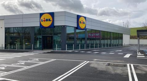 Lidl Cordovilla El supermercado Lidl de Cordovilla, tras su remodelación