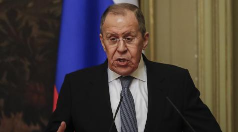 El ministro de Asuntos Exteriores ruso, Seguéi Lavrov El ministro de Asuntos Exteriores ruso, Seguéi Lavrov