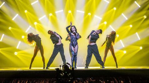 Primer ensayo de Chanel en Eurovisión 2022 Primer ensayo de Chanel en Eurovisión 2022
