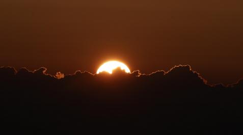 Amanecer en la comarca de Pamplona. El sol será el protagonista de la semana Amanecer en la comarca de Pamplona. El sol será el protagonista de la semana