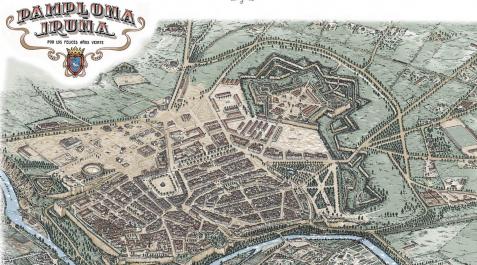 Plano de la Pamplona de los años 20 del siglo pasado Plano de la Pamplona de los años 20 del siglo pasado