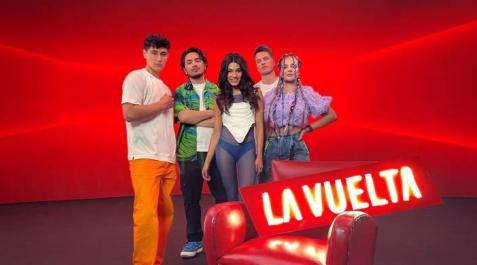 sintonía vuelta Promoción de la canción de La Vuelta 22, de Lorena Medina, The Inner Kids & Sophie Francis