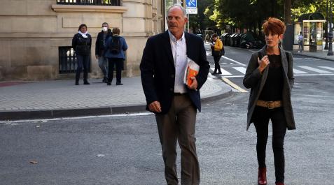 gOÑI Adolfo Araiz y Bakartxo Ruiz, de Bildu, van a reunirse con el Gobierno para abordar la última negociación presupuestaria, en una imagen de archivo