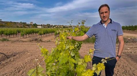 Jorge González, representante de los 700 viticultores navarros en la DOC Rioja Jorge González, representante de los 700 viticultores navarros en la DOC Rioja