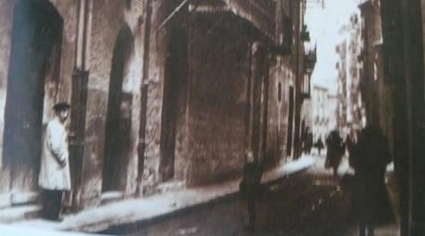 La fachada que daba a la calle Ansoleaga La fachada que daba a la calle Ansoleaga