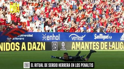 Sergio Sergio Herrera, tras sentir que Osasuna había marcado gol