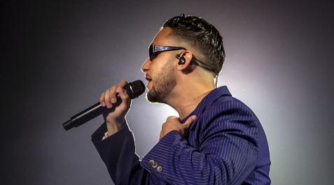 CTangana El cantante ofreció un concierto ante 12.000 espectadores en el Navarra Arena