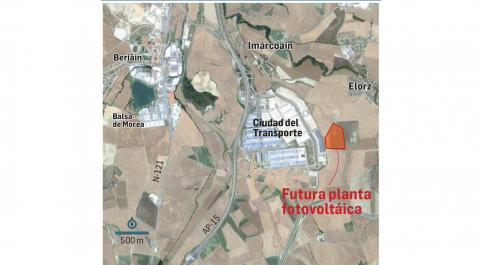 Noain Ubicación donde se pretende colocar la futura planta fotovoltaica