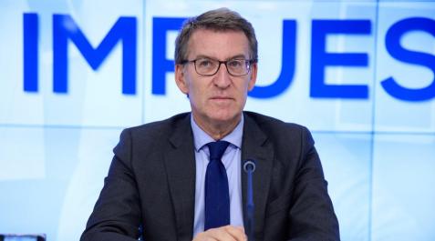 Alberto Núnez Feijóo Alberto Núñez Feijóo, este lunes, en la ejecutiva nacional del Partido Popular