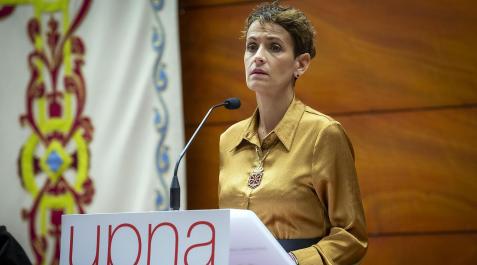 ChiviteUPNA Discurso de María Chivite durante la apertura del curso académico en la UPNA