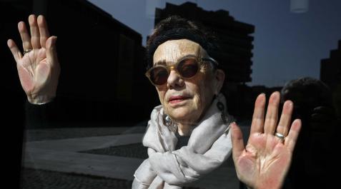 Graciela 6 Graciela Iturbide posa para el fotógrafo poco antes de la entrevista este miércoles