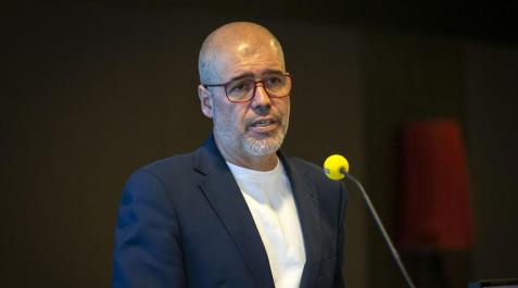 Unai Sordo, en Pamplona Unai Sordo, este jueves en el Foro Ser Navarra