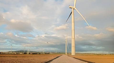 Vista del parque eólico Pestriz. El último “electrificado” en Navarra. Se ubica en término de Buñuel Vista del parque eólico Pestriz. El último “electrificado” en Navarra. Se ubica en término de Buñuel