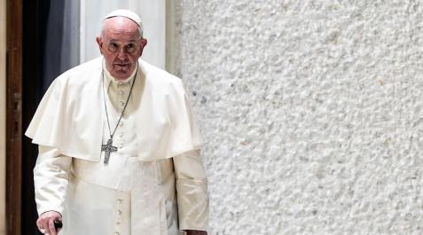 El papa Francisco, tras la audiencia en el Vaticano El papa Francisco, tras la audiencia en el Vaticano