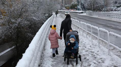Nieve en San Jorge Nieve en San Jorge.