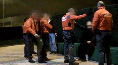 policia-foral-noain Patrullas de Policía Foral durante la intervención en un alterdado ocurrido en Noáin