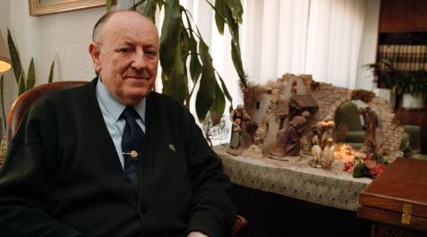 José Miguel Tabar Primicia, presidente de los belenistas entre 2000 y 2004