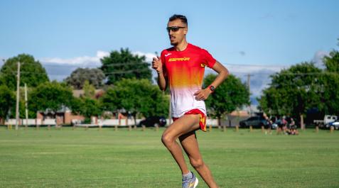 nassim Nassim Hassaous, el miércoles en un entrenamiento