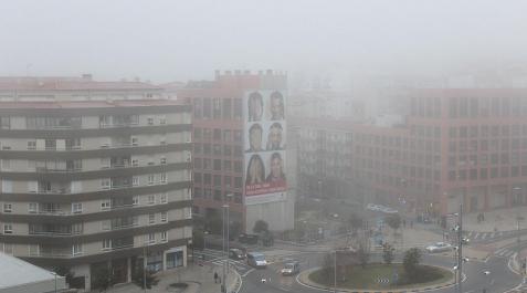 Niebla y temperaturas bajo 0 en Pamplona_2 Niebla y temperaturas bajo 0 en Pamplona