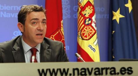 Jiménez adjudica de forma directa un servicio al hijo de una dirigente del PSN Roberto Jiménez, vicepresidente del Gobierno de Navarra. ARCHIVO