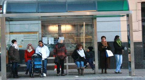 Ola de frío en varios lugares de pamplona este 4 de febrero