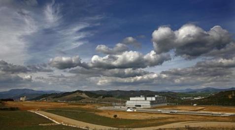 Estella gasta más de 77.000 euros en intereses por la urbanización del polígono industrial El polígono industrial de Estella sólo está urbanizado en parte. ARCHIVO