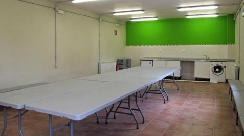 La cocina comedor del nuevo albergue. 	MONTXO A.G.