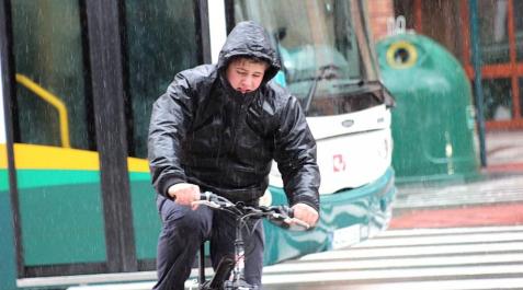 Después de meses de sequía, por fin la lluvia se presenta en Navarra.