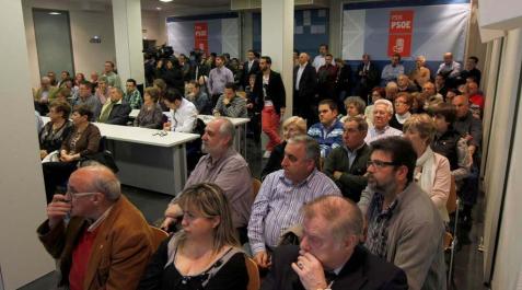 En la sede del PSN, en la presentación de candidaturas En la sede del PSN, en la presentación de candidaturas