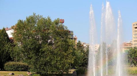 A punto de los 40 grados_37 Una sensación de calor pesada. Ésta será la nota dominante de un bochornoso jueves en el que el Gobierno de Navarra ha activa la alerta amarilla por altas temperaturas en la ribera del Ebro (desde Cortes a Viana).