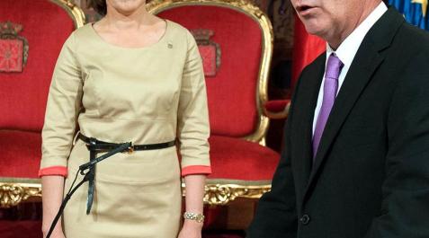 Toma de posesión de los nuevos cargos en el Gobierno de Navarra_8 Ceremonia en el Palacio de Navarra de la toma de posesión de los nuevos vicepresidentes y consejeros del Gobierno foral tras la ruptura del pacto entre UPN y PSN
