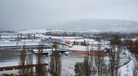 Imágenes de la nevada registrada este miércoles y jueves en varias localidades de la Comunidad foral