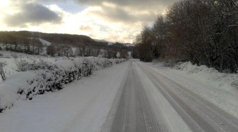 Nieve en Navarra_7 Nevadas caídas en el norte de la Comunidad foral el miércoles 6 de febrero