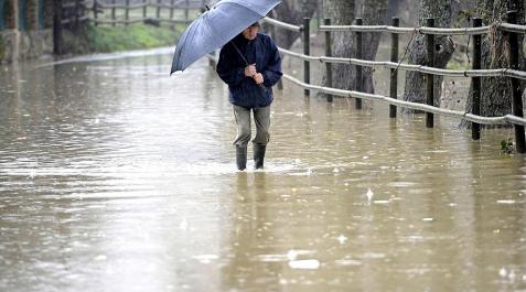 La lluvia da un respiro a Navarra La lluvia da un respiro a Navarra